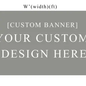 Large Vinyl Banner (10x3 ft)