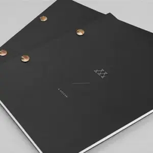 Hard Binding with Gold Foil
